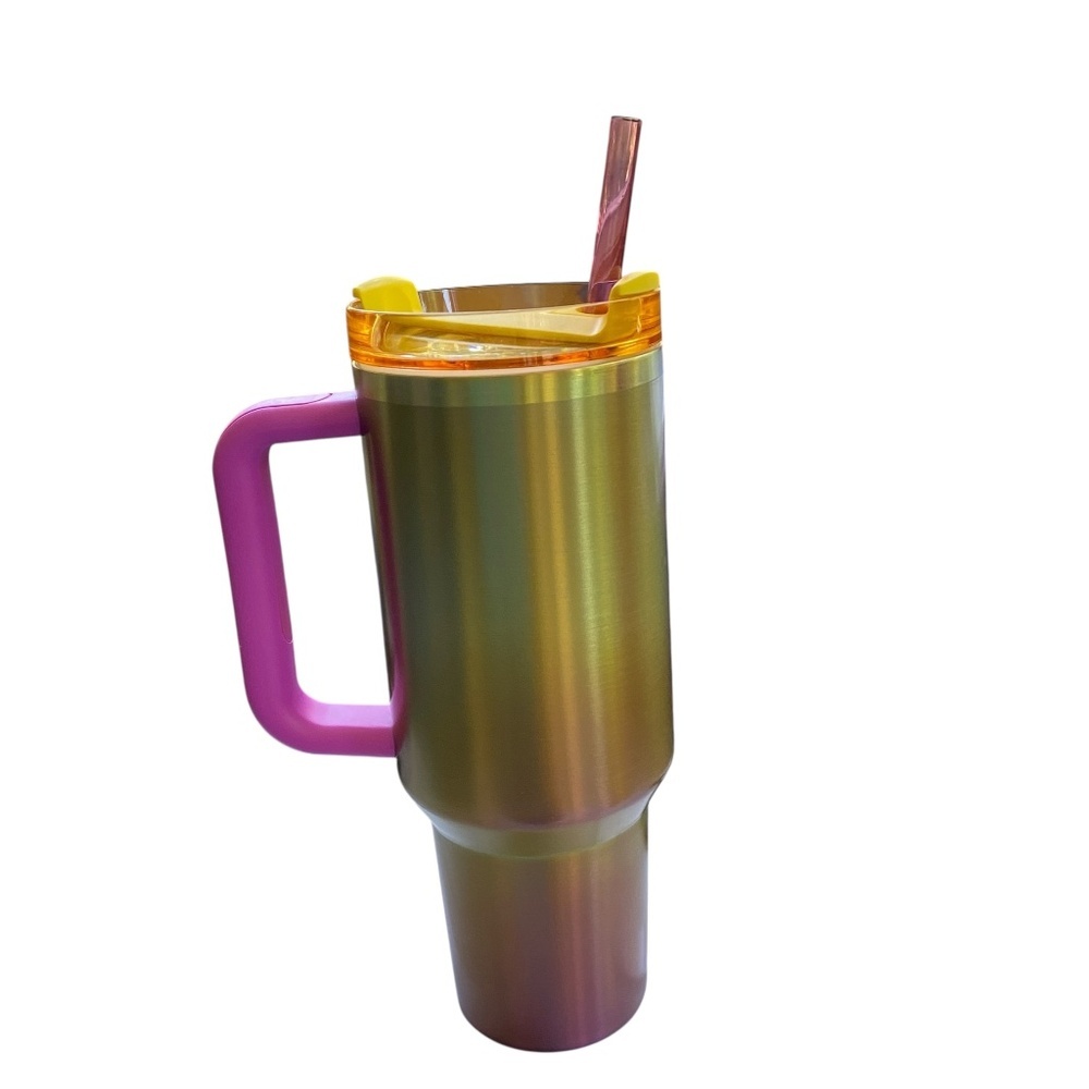 STARBUCKS Stanley 2024 40oz Quencher Summer Gradient Tumbler With Straw - Picture 5 of 10